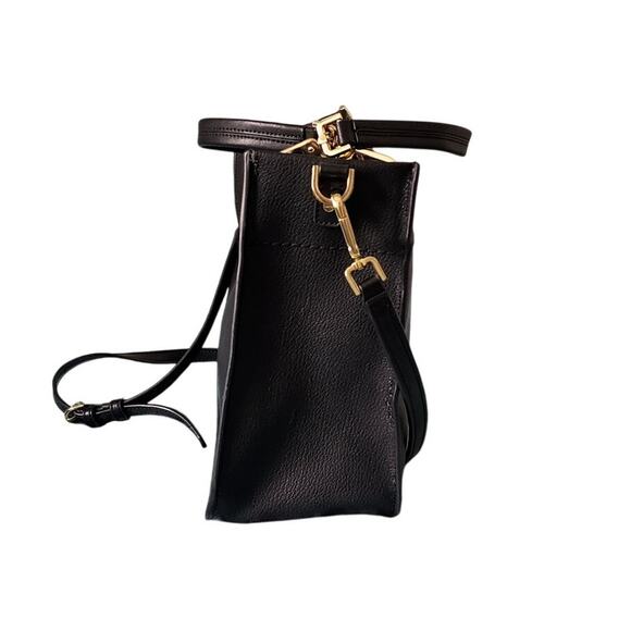 Calvin Klein Sandra Leather Tote Satchel Handbag - Picture 14 of 15